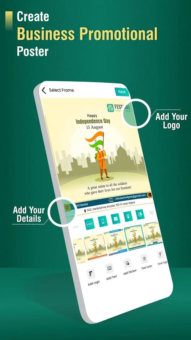 Festival Poster Maker & Post screenshot