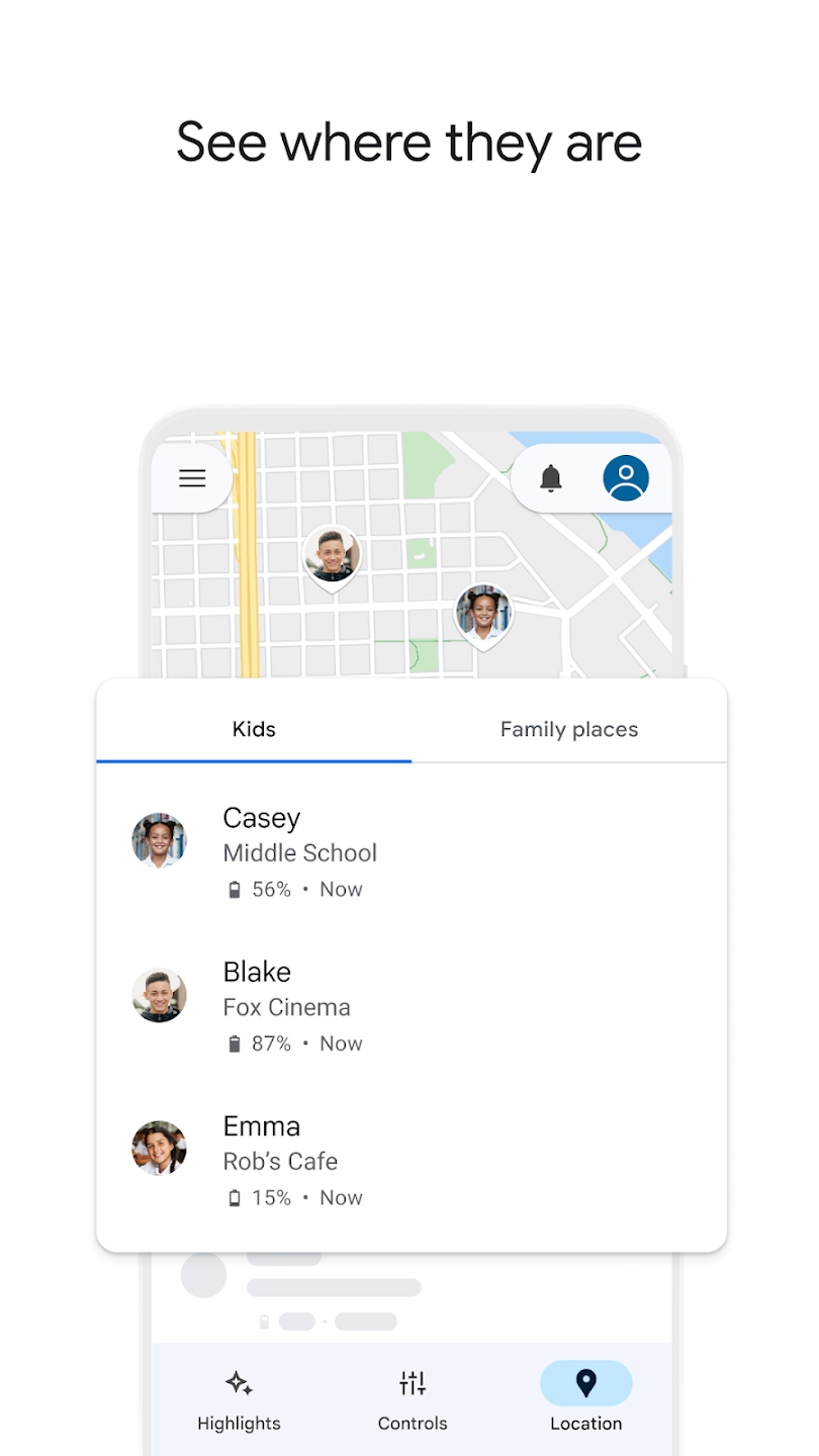 Google Family Link screenshot