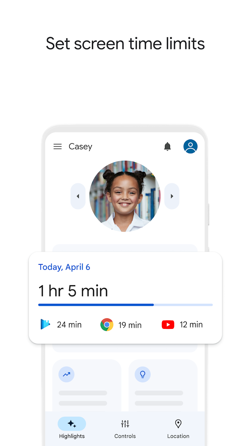 Google Family Link screenshot
