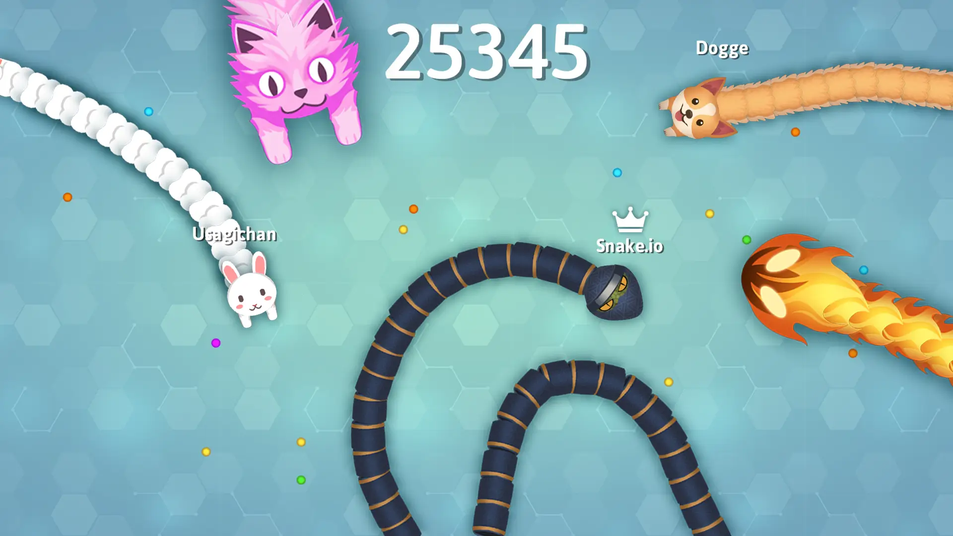 Snake.io screenshot
