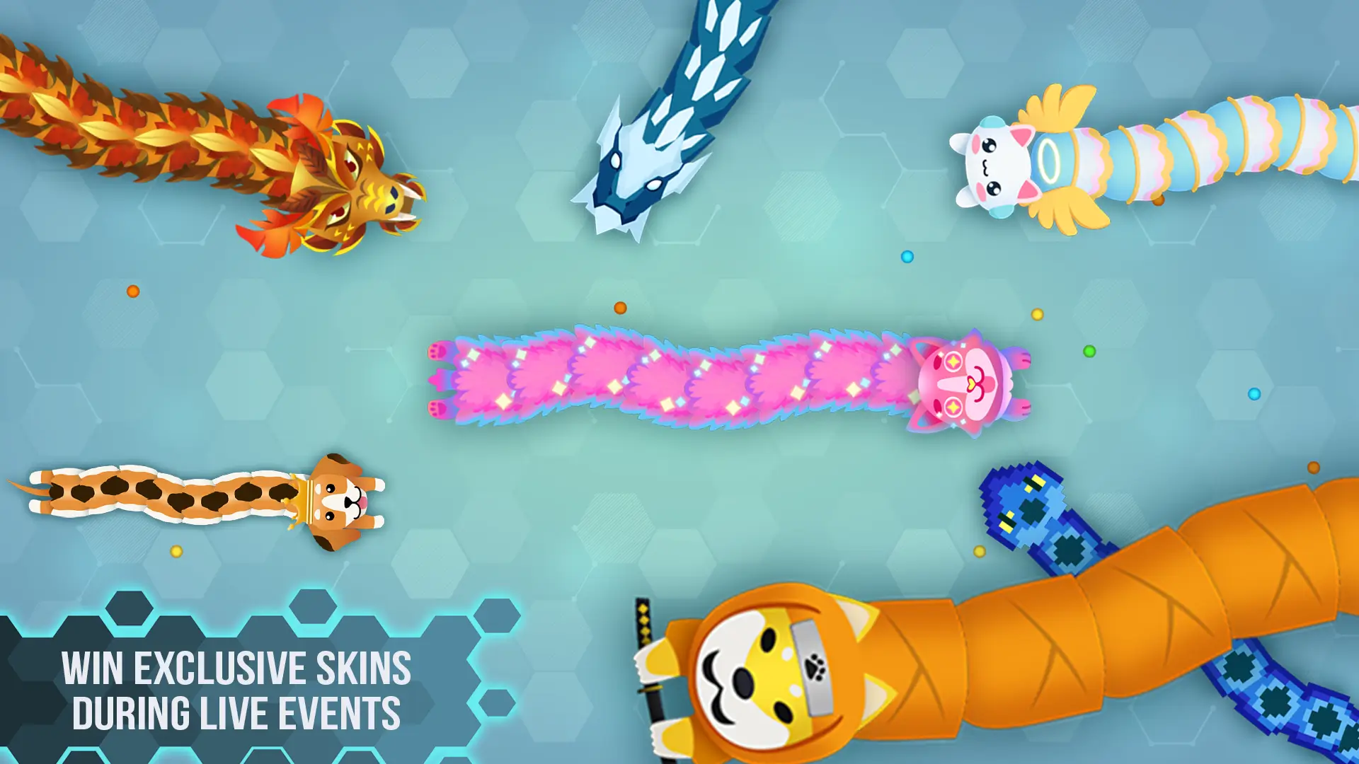 Snake.io screenshot