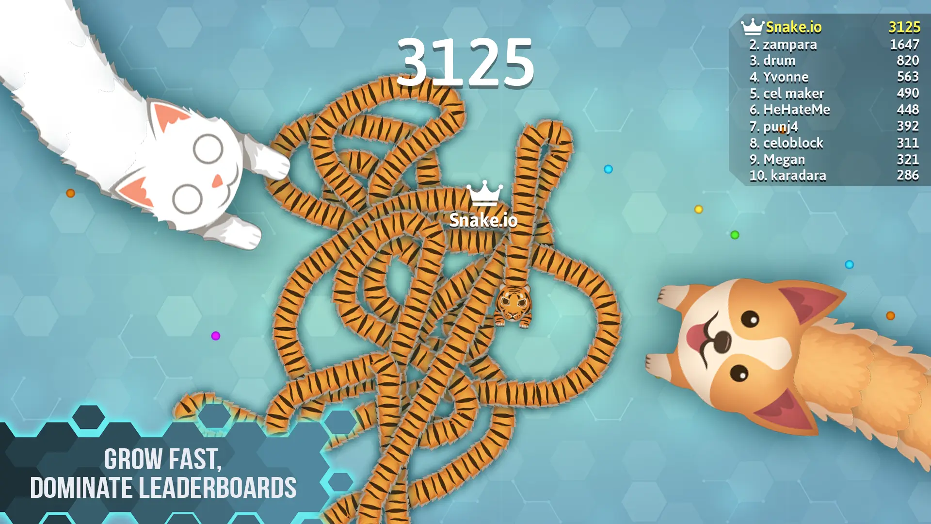 Snake.io screenshot
