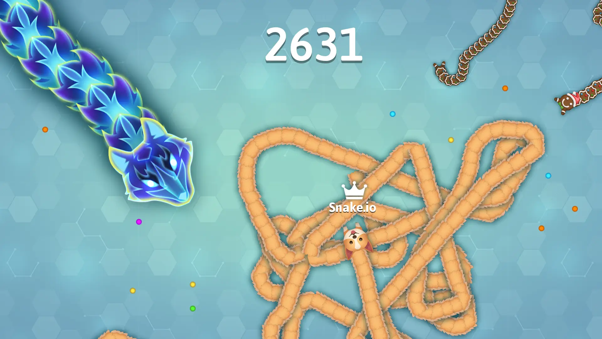 Snake.io screenshot