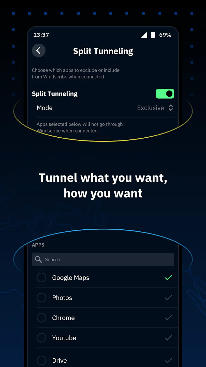 Windscribe screenshot