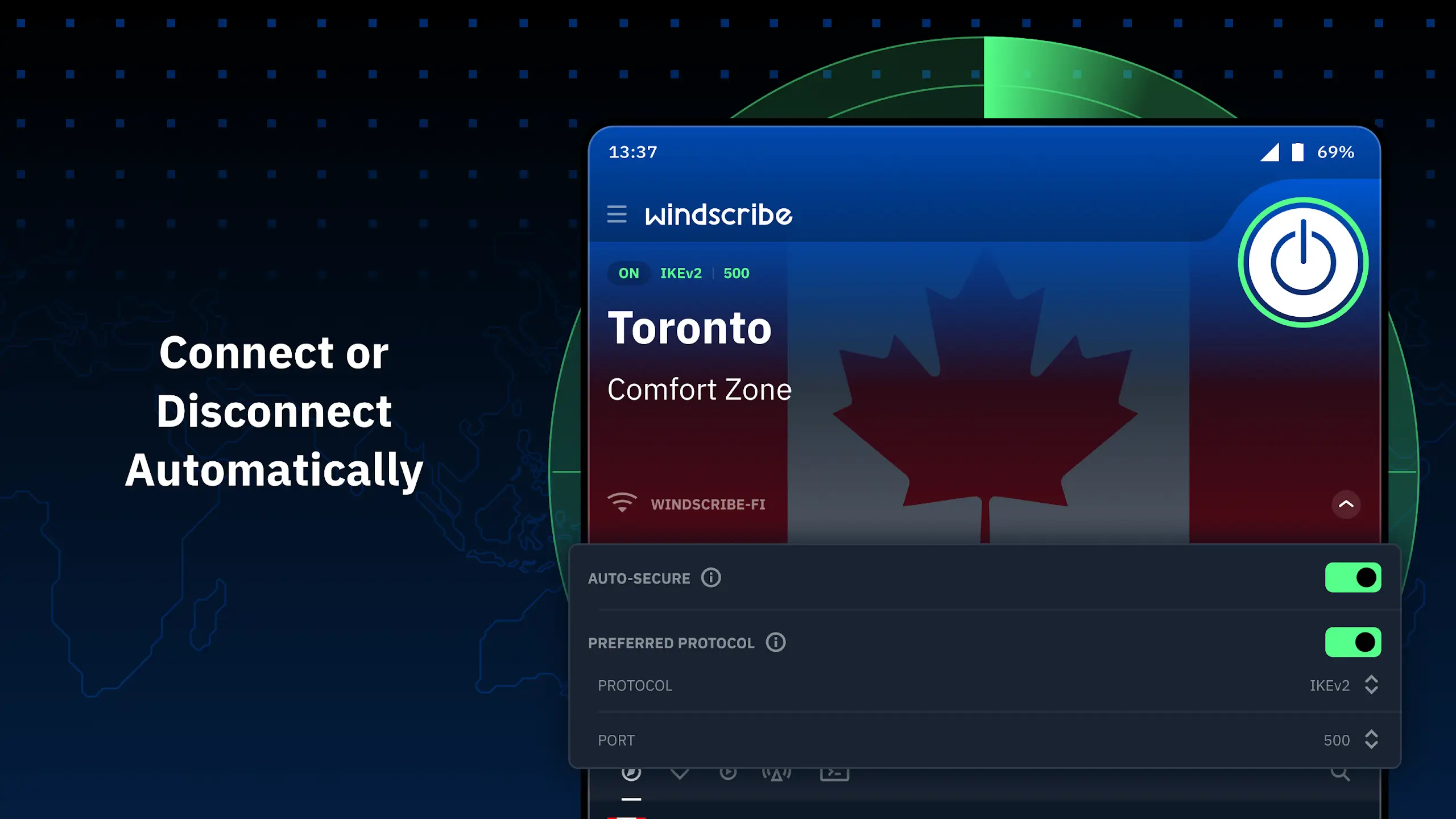 Windscribe screenshot