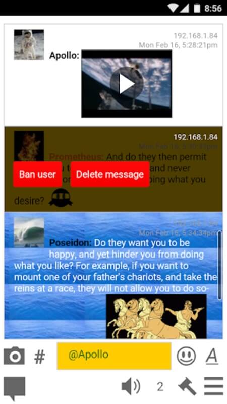Chatango screenshot