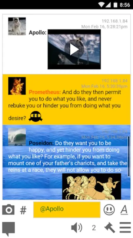 Chatango screenshot