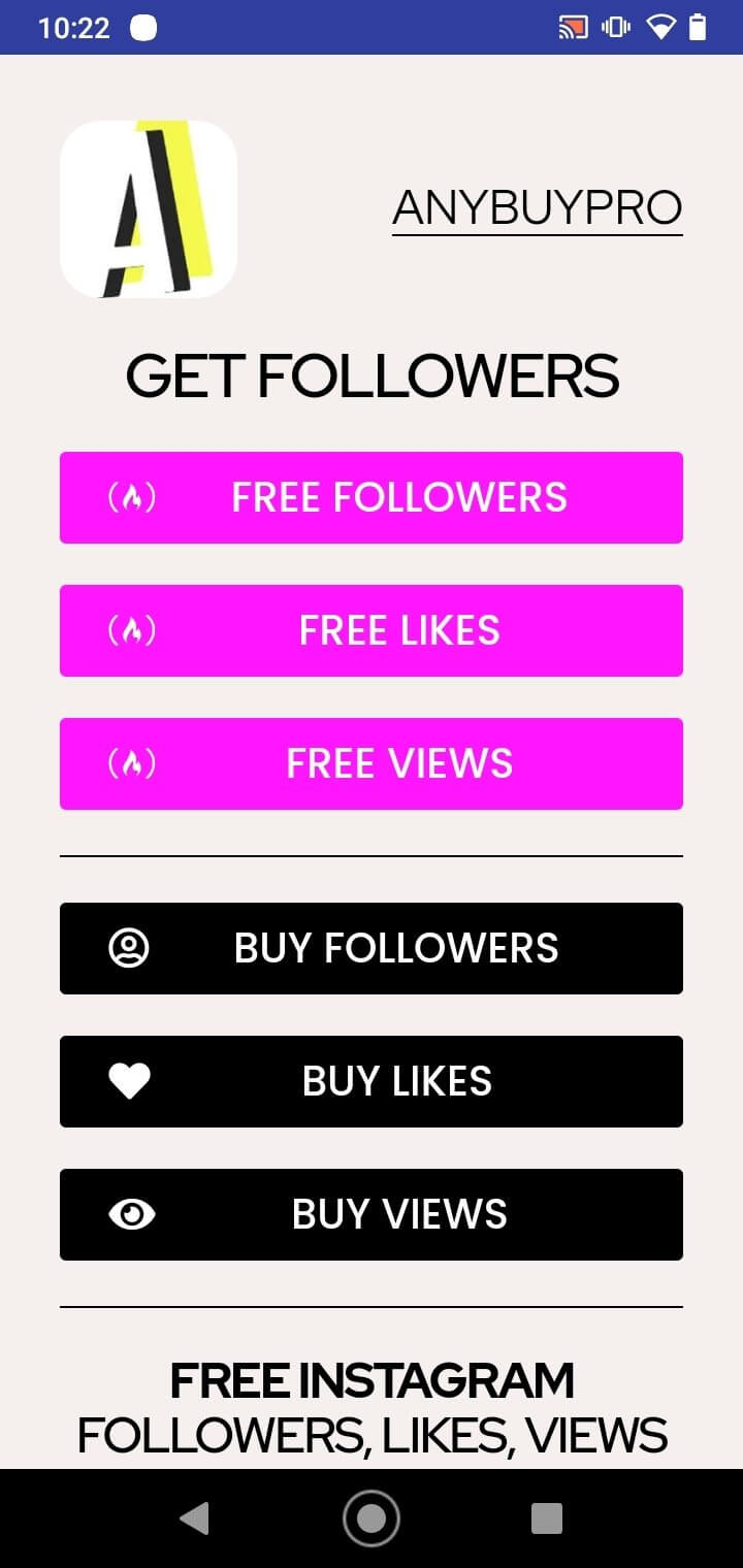 Anybuypro screenshot
