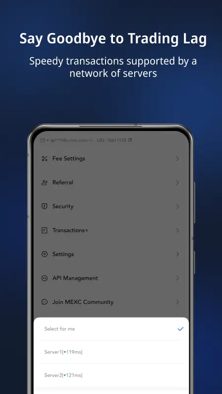 MEXC screenshot