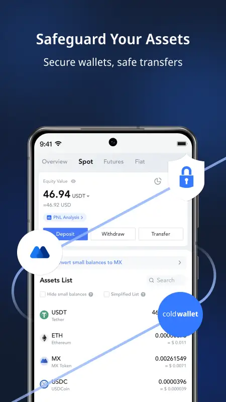 MEXC screenshot