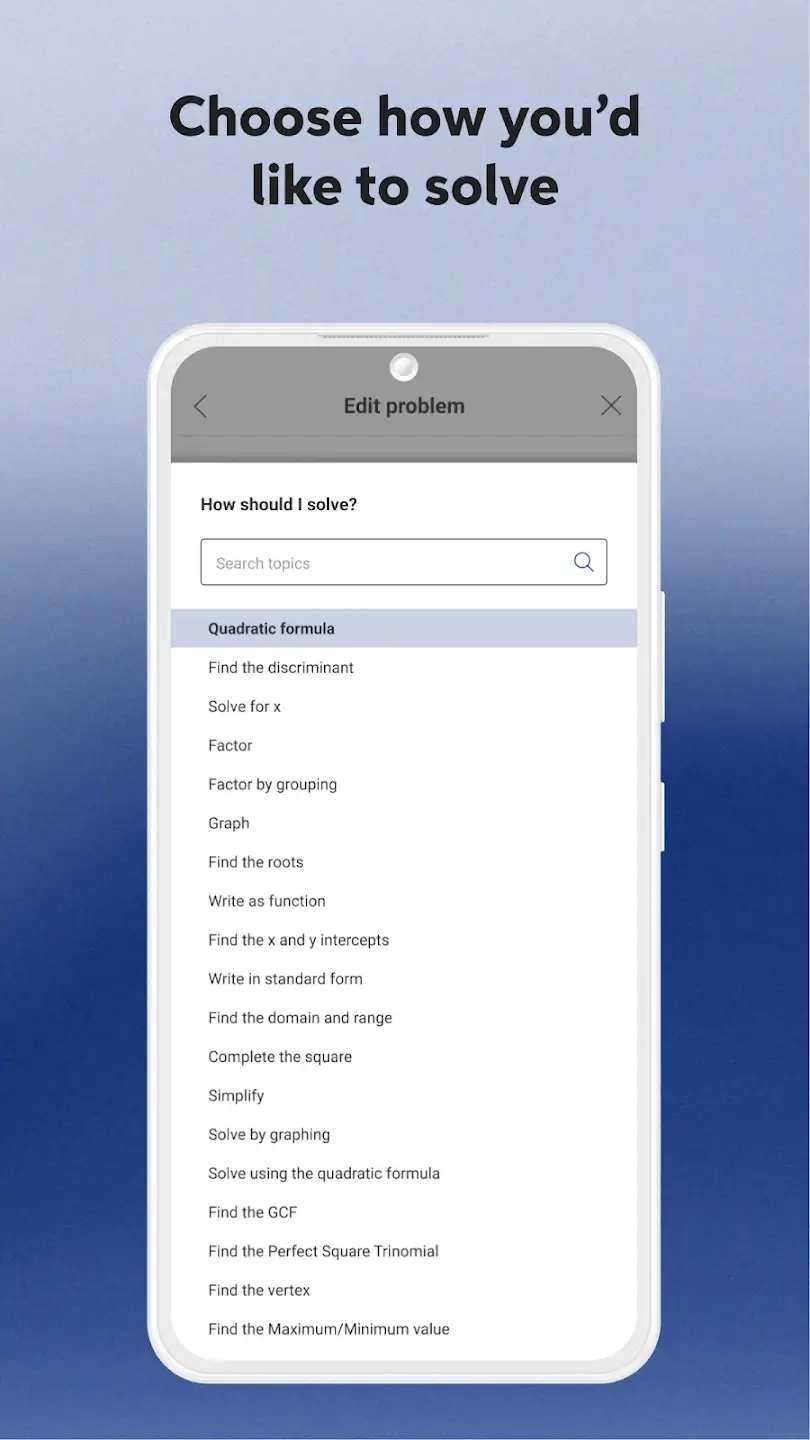 Mathway screenshot
