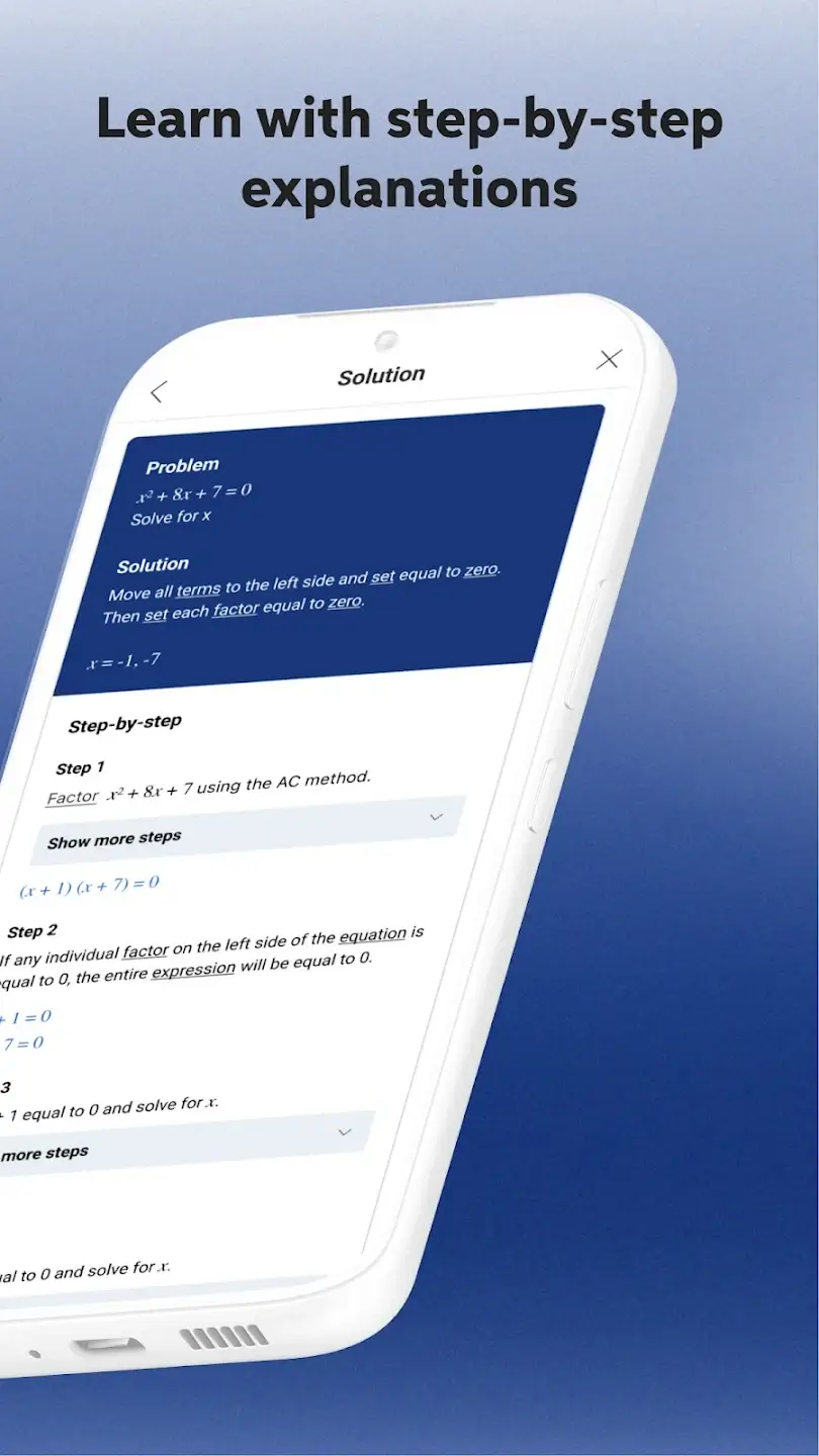 Mathway screenshot