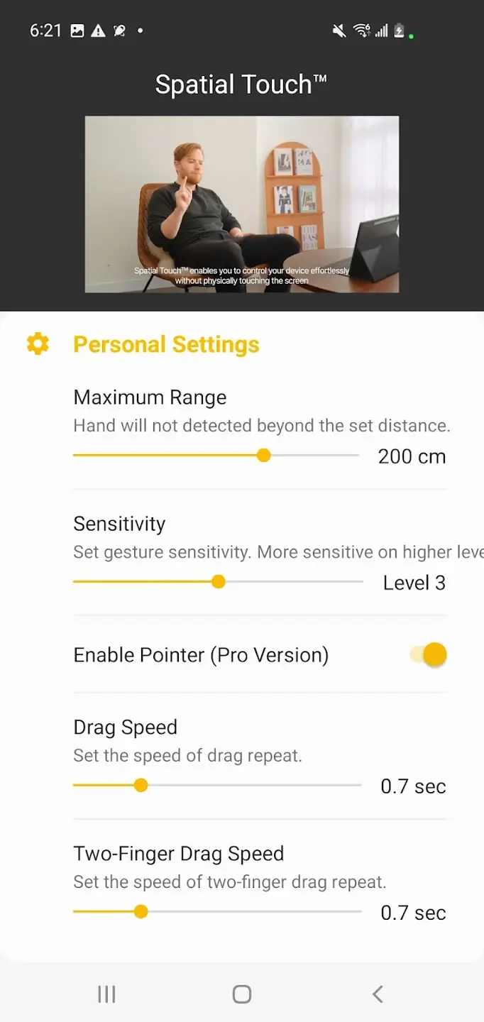 Spatial Touch screenshot