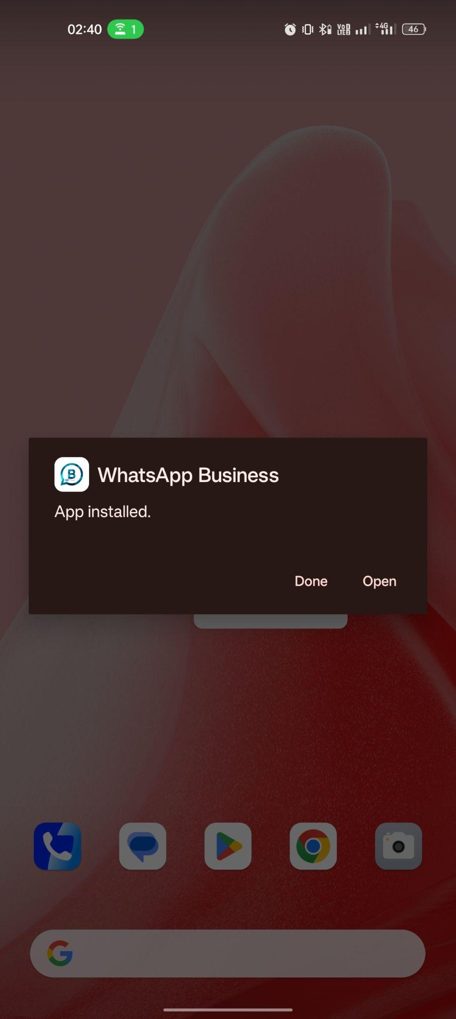 JTWABusiness+ apk installed
