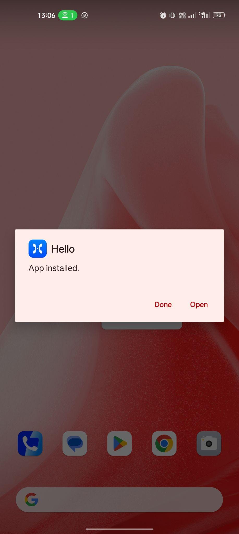 Hello Caller ID apk installed