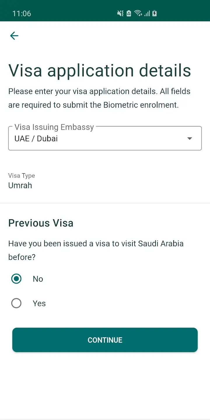 Saudi Visa Bio screenshot