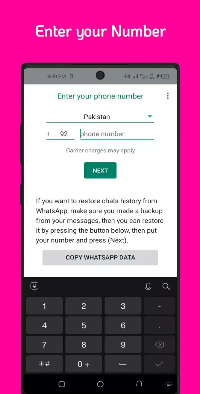 AG2 WhatsApp screenshot