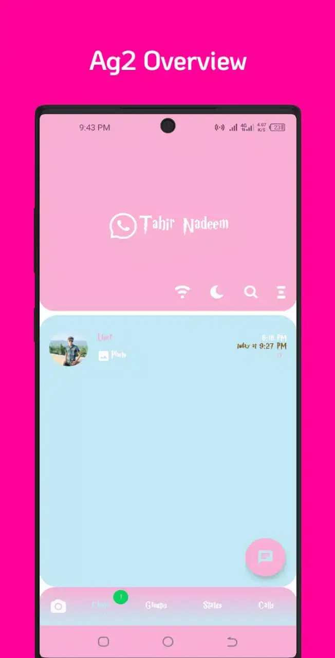 AG2 WhatsApp screenshot