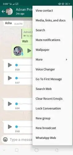 AGWhatsApp screenshot