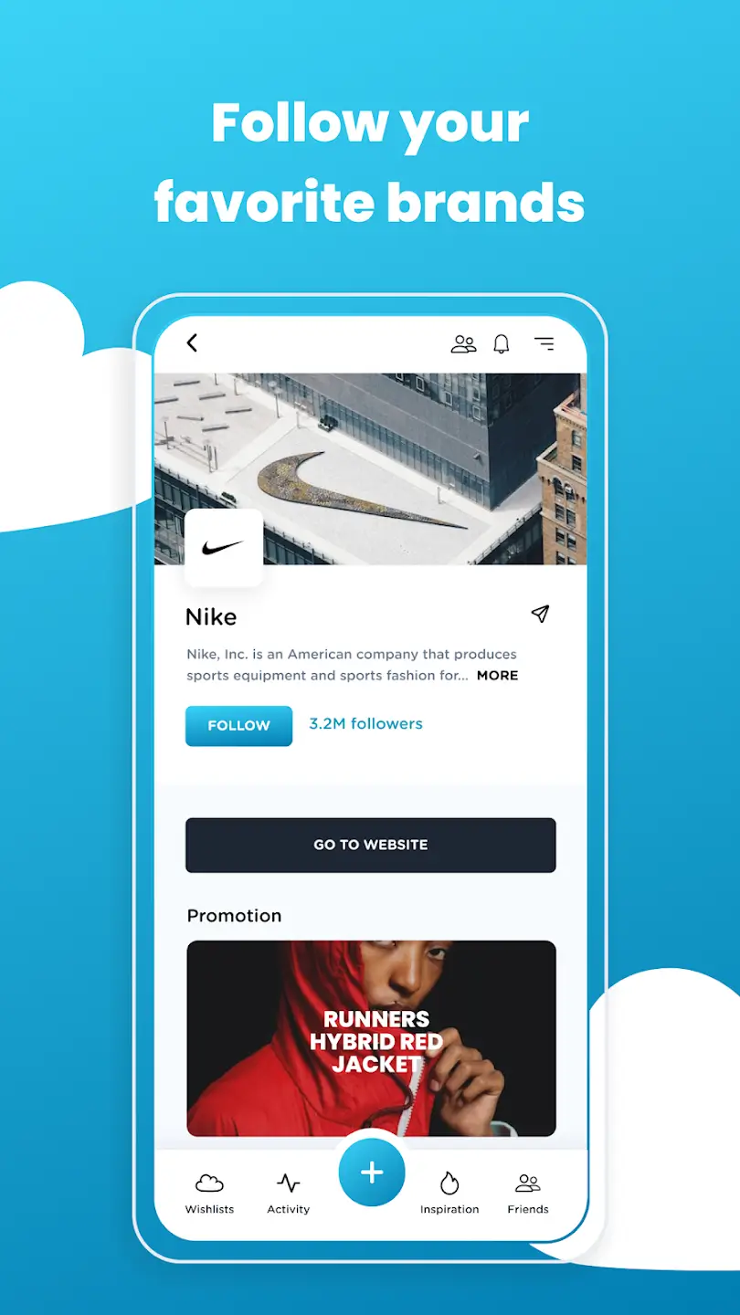 GoWish screenshot