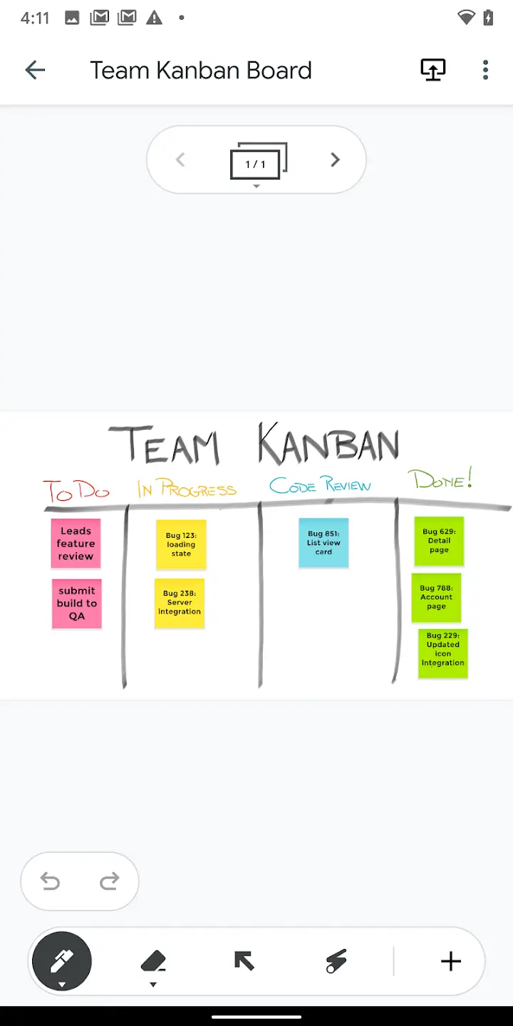 Jamboard screenshot