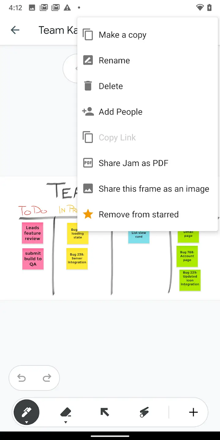 Jamboard screenshot