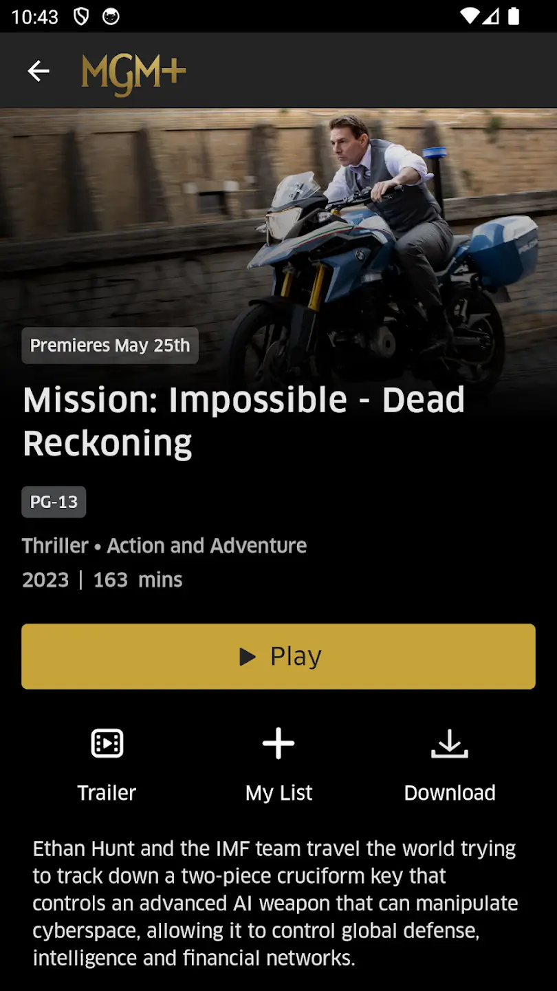 MGM+ screenshot