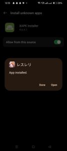 Atelier Resleriana apk installed
