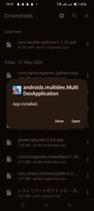 Split Crowd Run apk installed