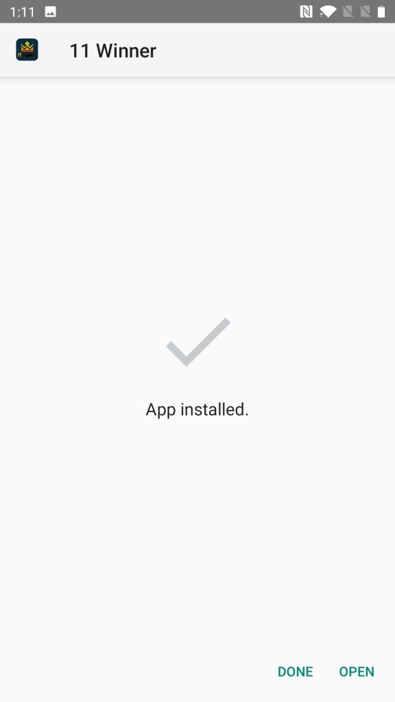 11 Winner Installed