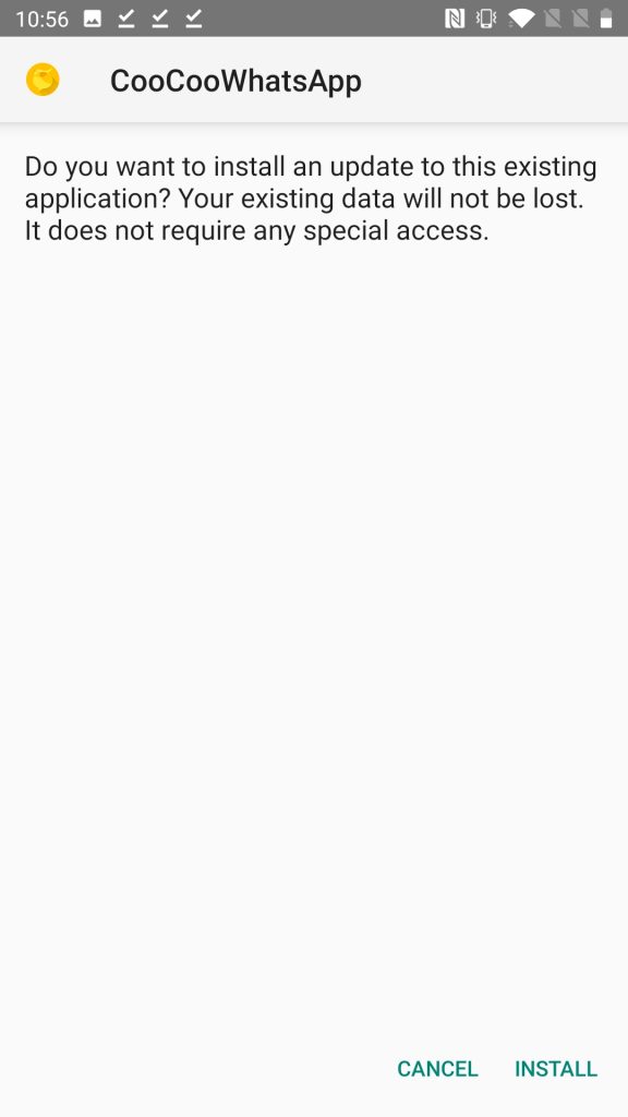 CoocooWhatsApp install