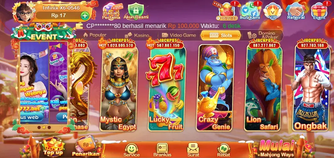 INA777 screenshot