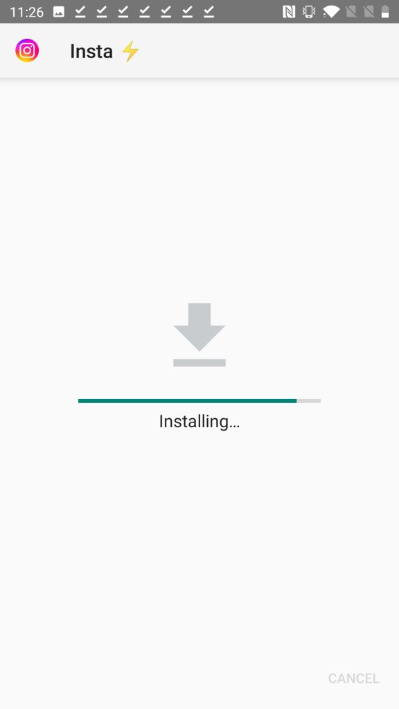 Insta Thunder Installing