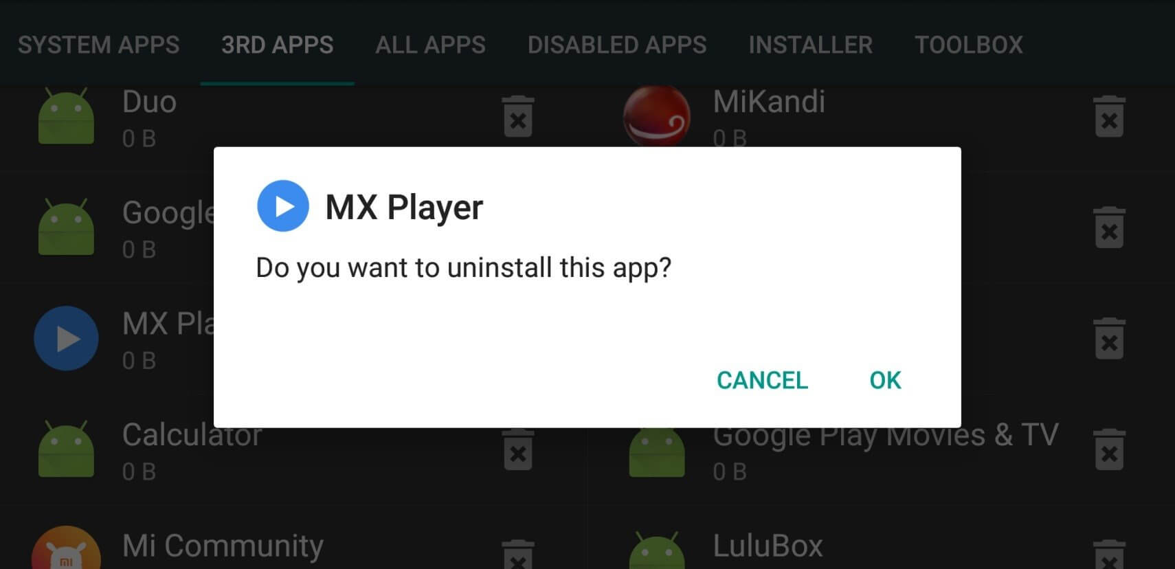 Root Uninstaller screenshot