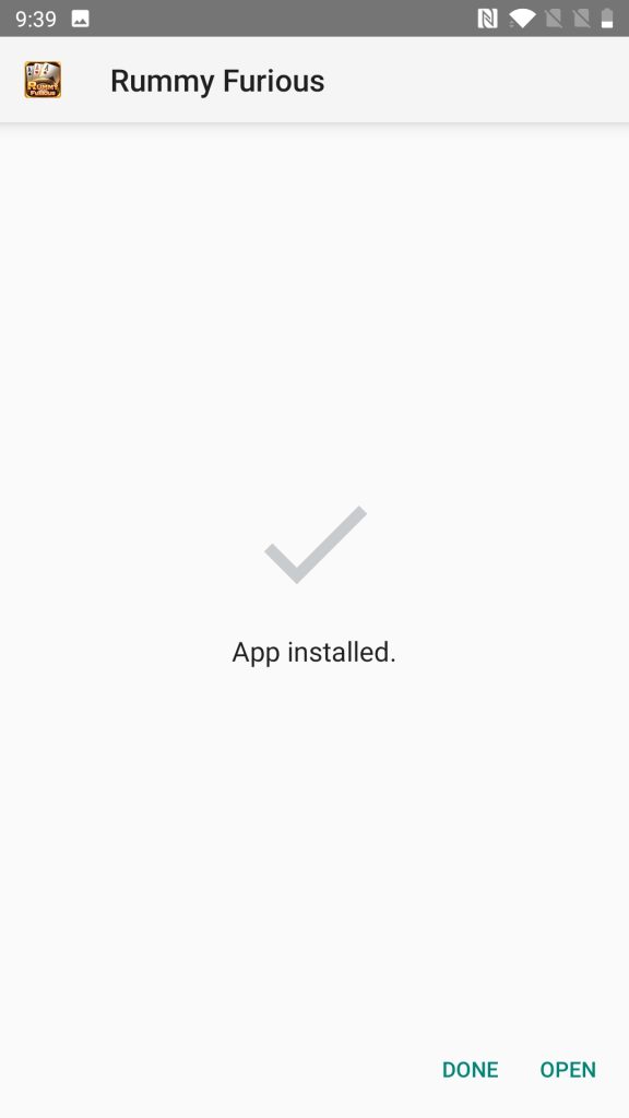 Rummy Furious Installed