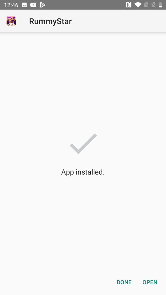 Rummy Star Installed