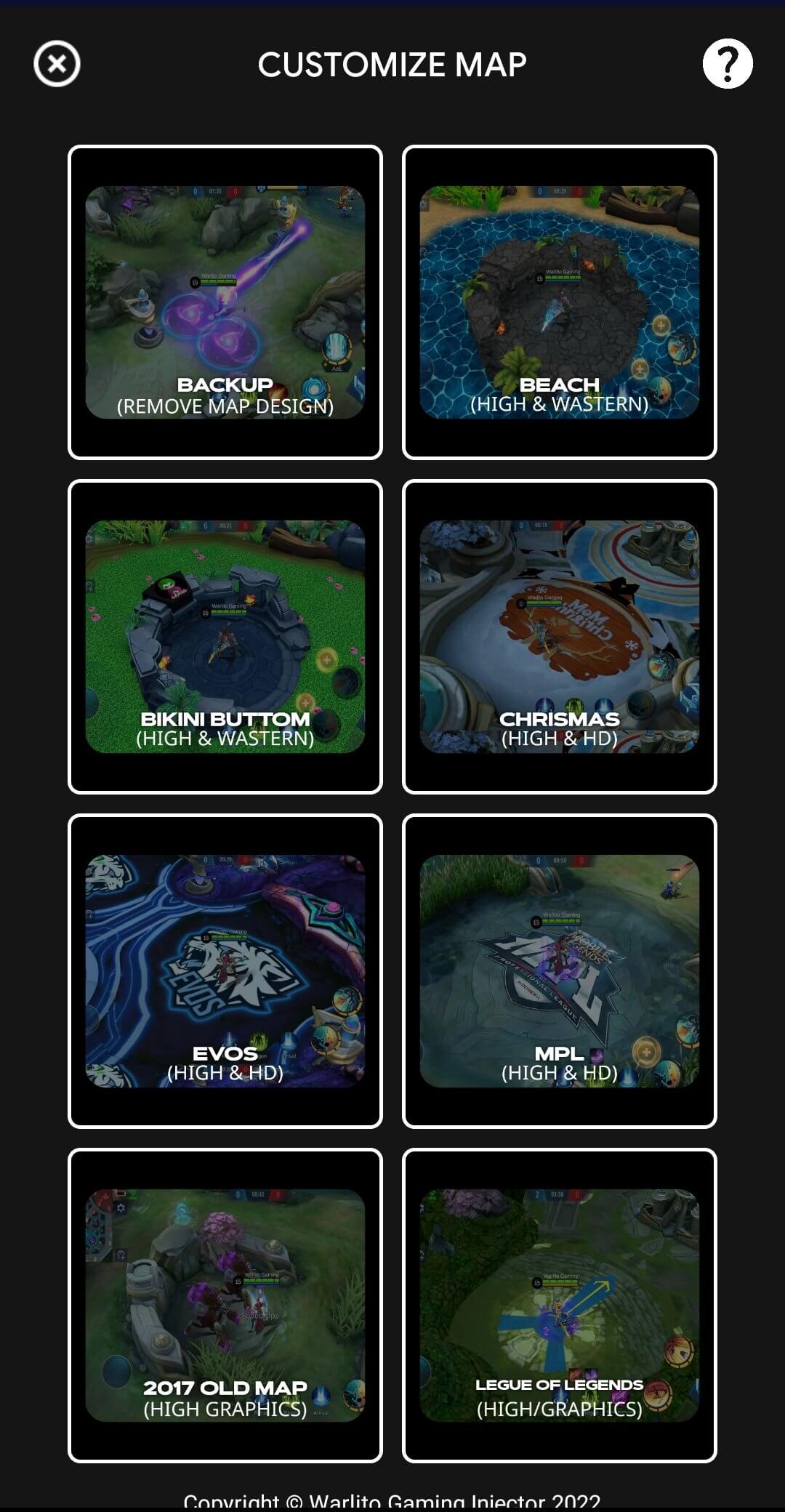 Warlito Injector screenshot