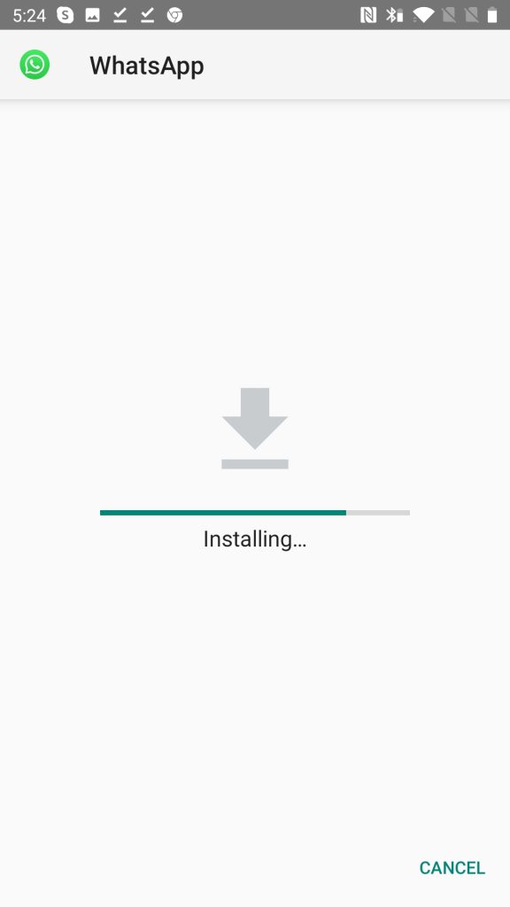 WhatsApp Base Installing