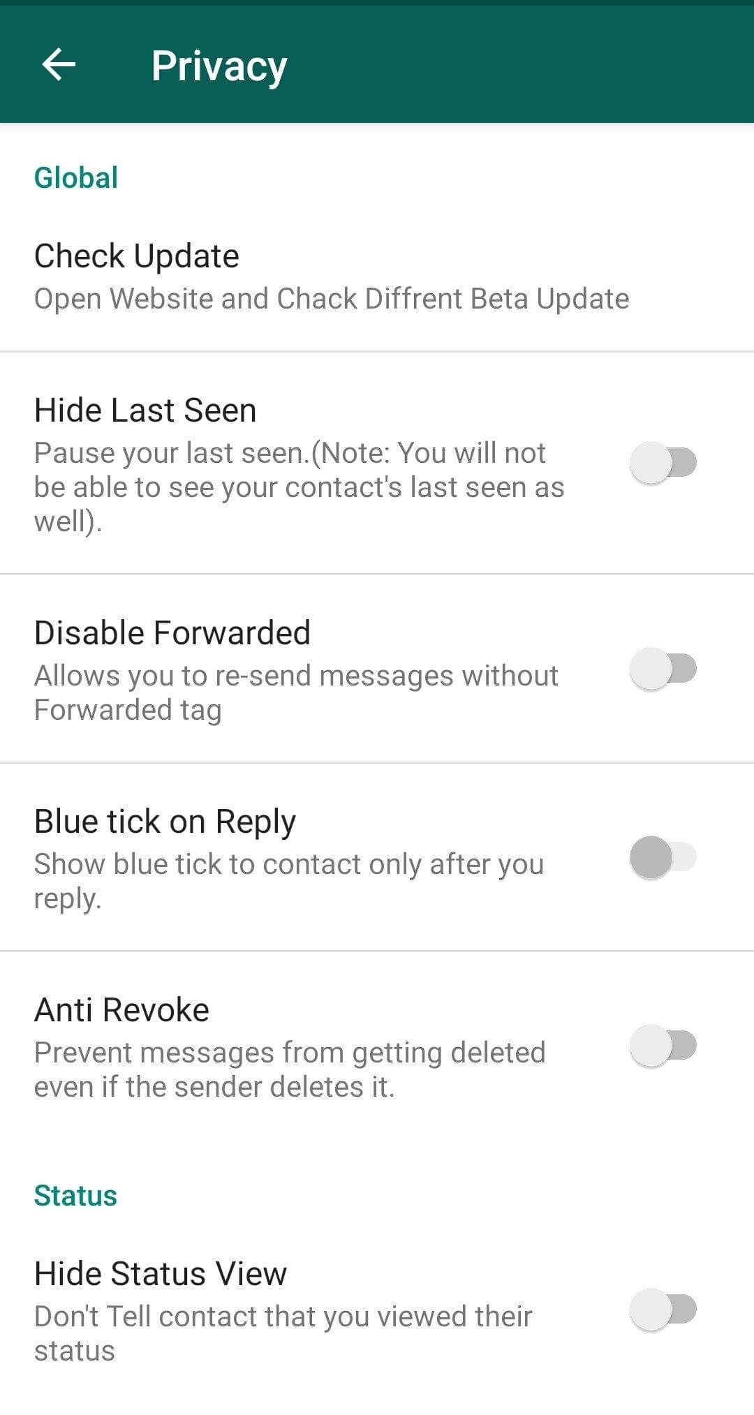 WhatsApp Base screenshot