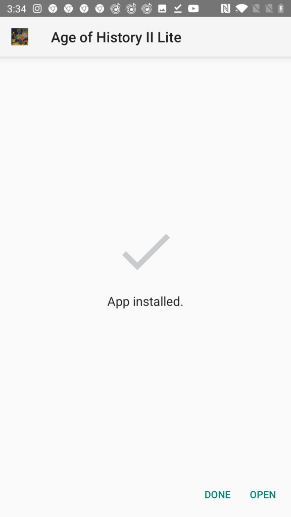 Age of History II installed