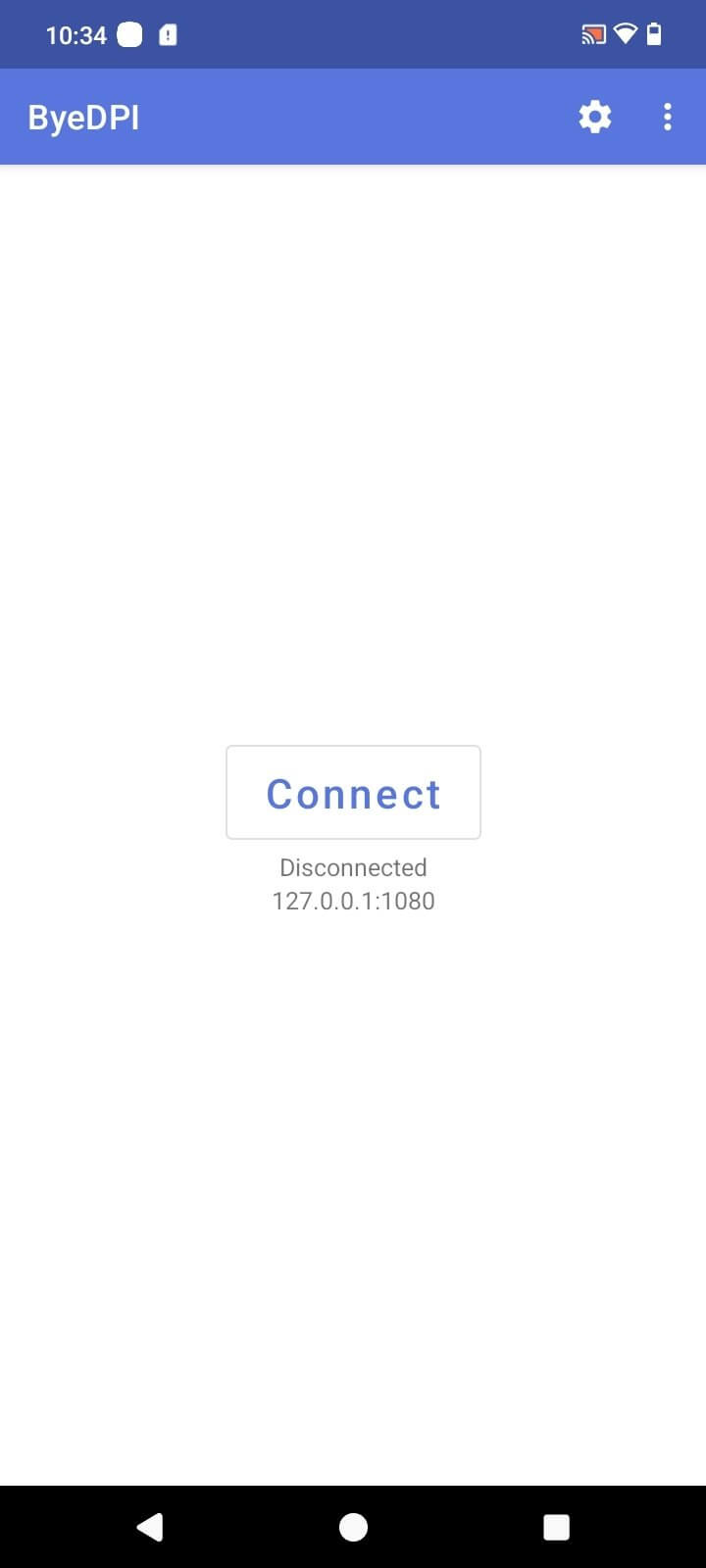Byedpi screenshot