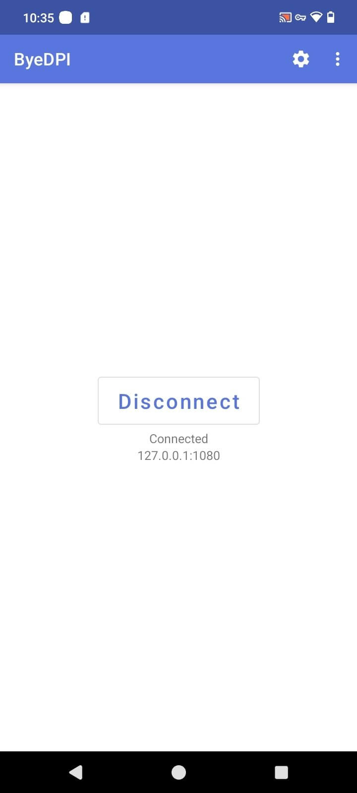 Byedpi screenshot