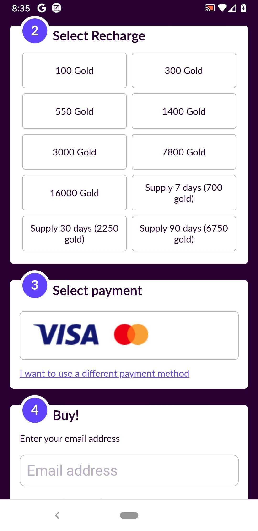 Codashop screenshot