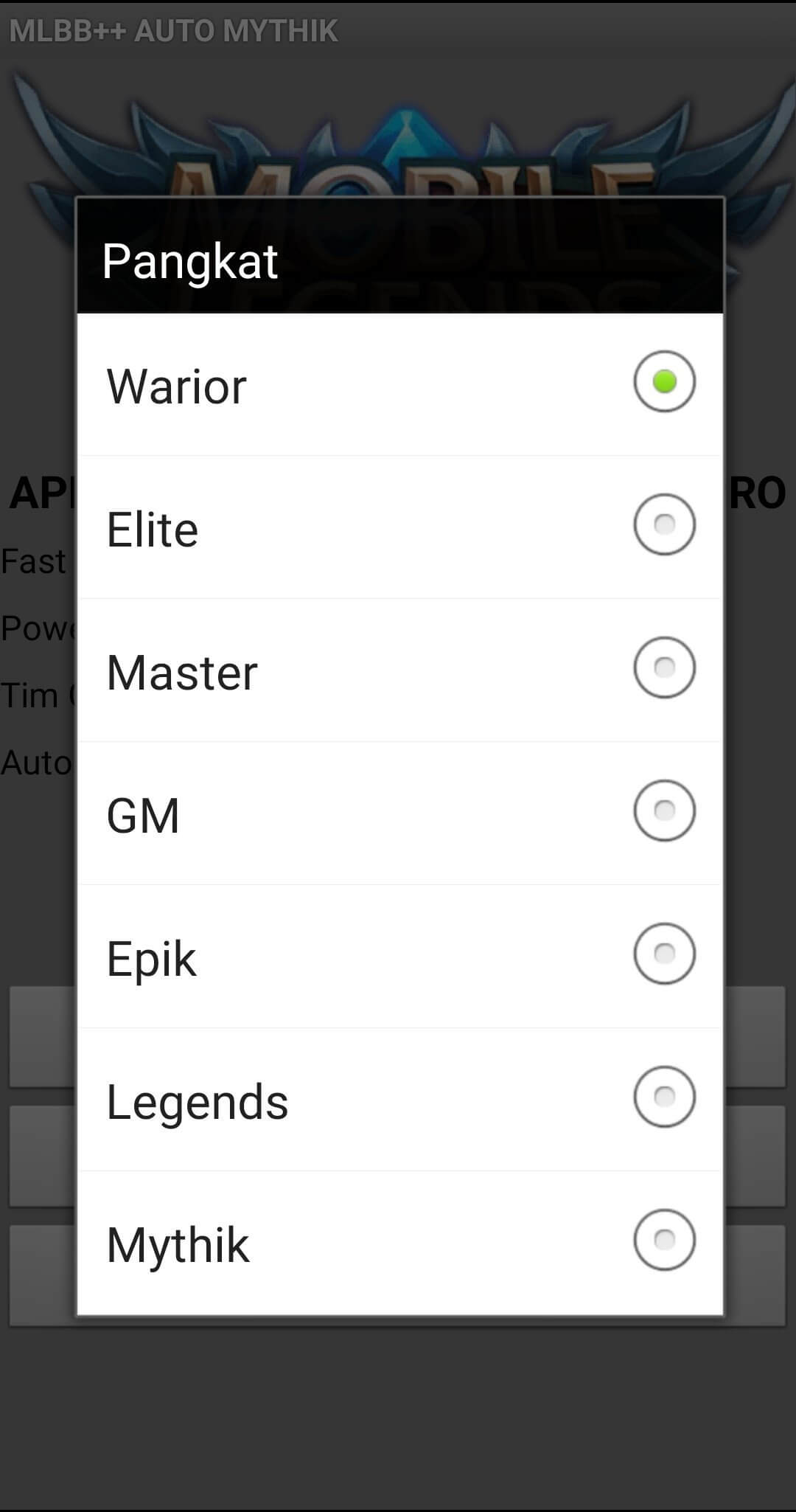 Mobile Legends Rank Booster screenshot