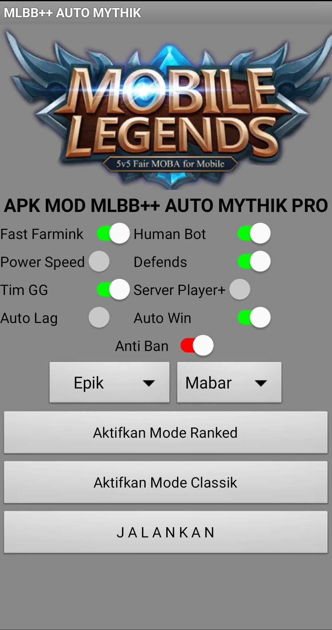 Mobile Legends Rank Booster screenshot