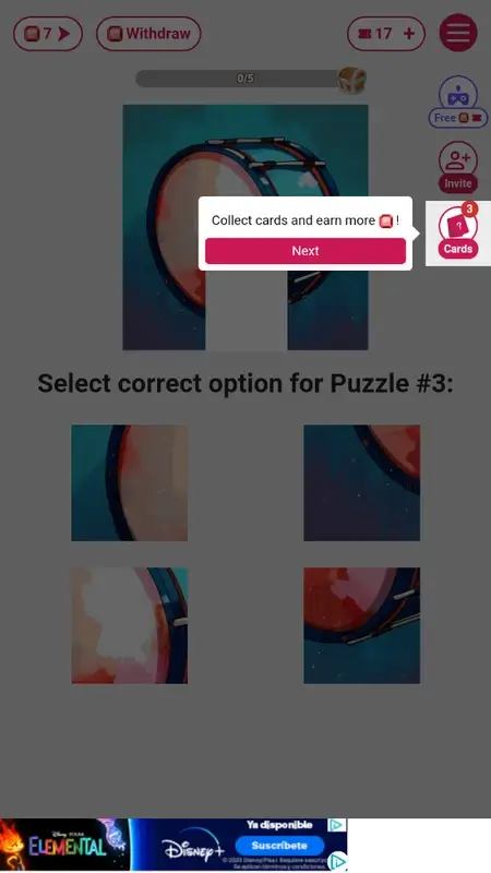Collect Cards screenshot