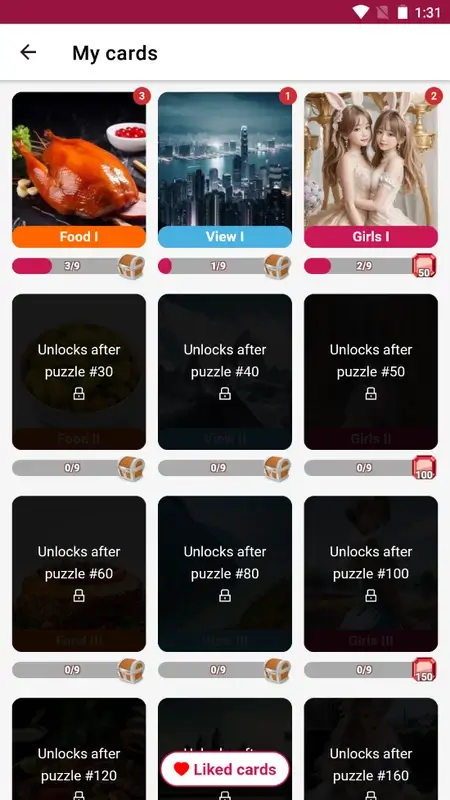 Collect Cards screenshot