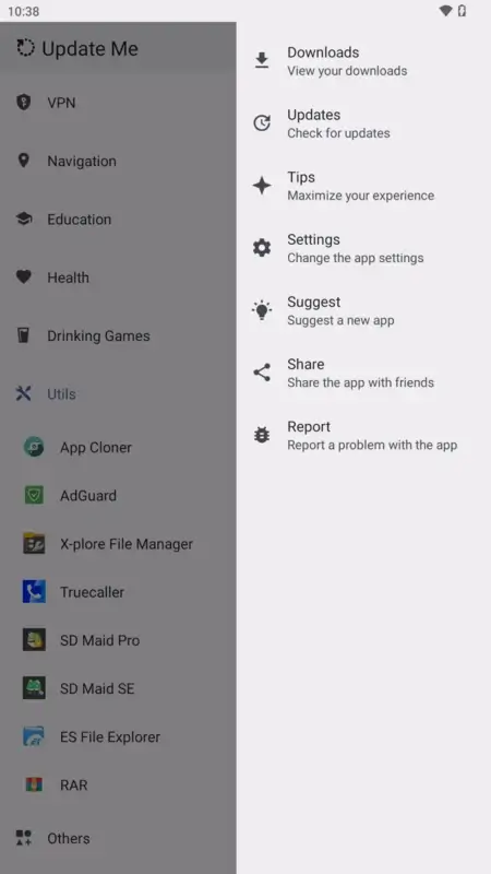 Update Me screenshot