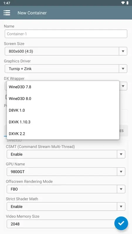Winlator screenshot