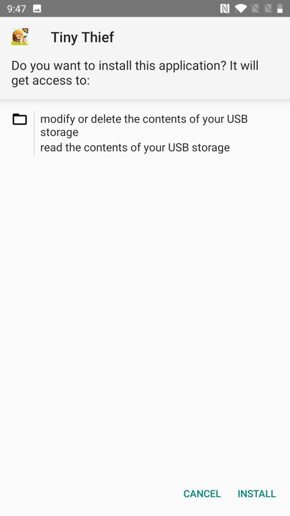 install Tiny Thief